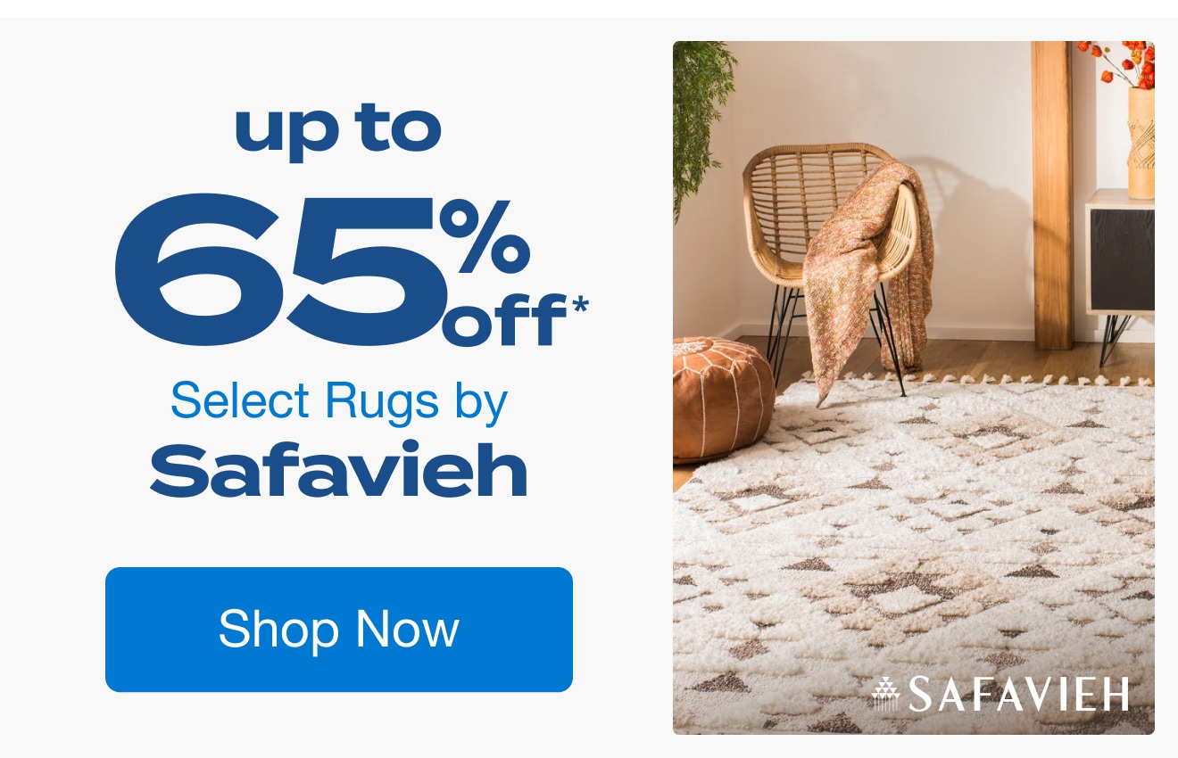 Up to 65% Off Select Rugs by Safavieh*