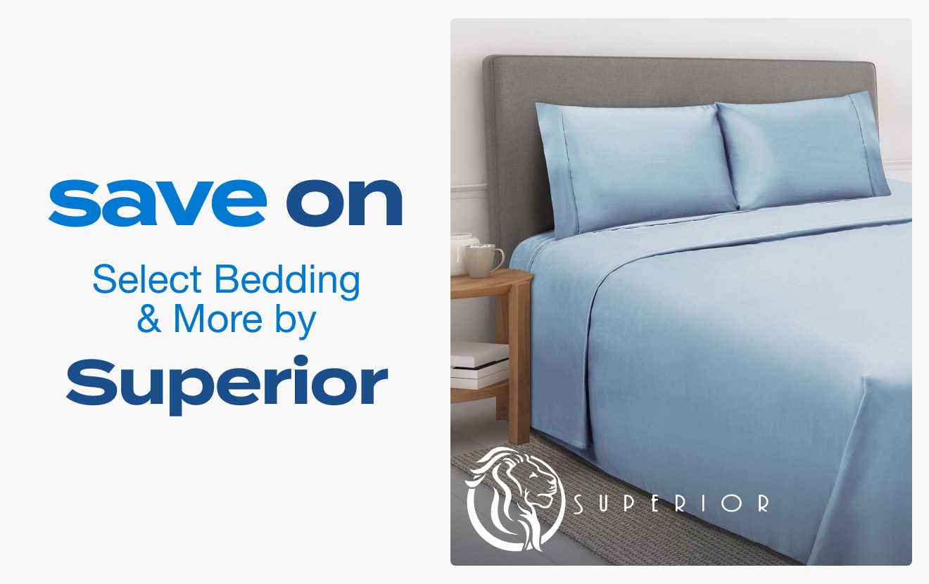 Save on Select Bedding & More*