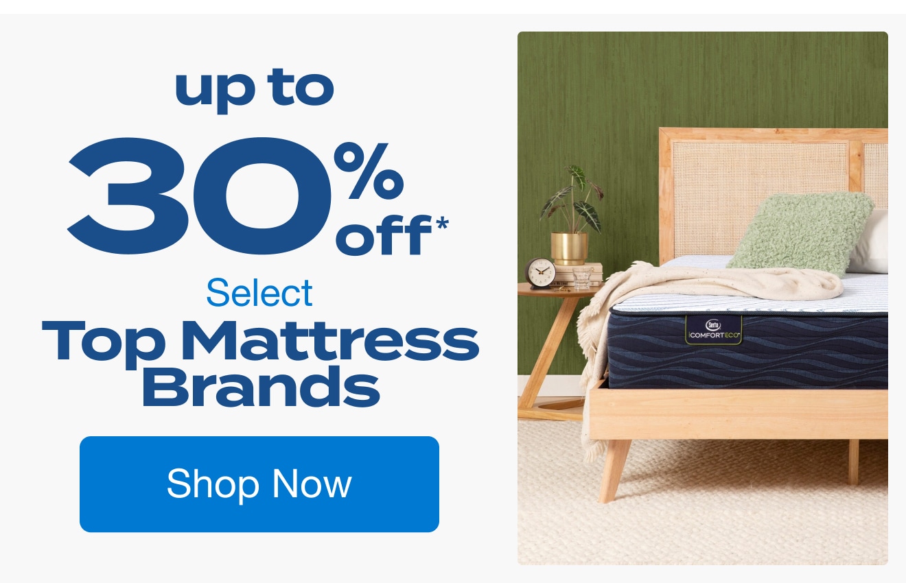 Up to 15% Off Select Mattresses by Serta*