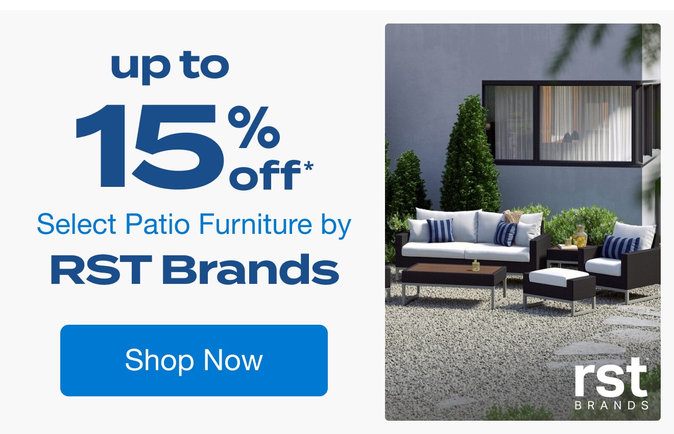 Up to 15% Off Select Patio Furniture by RST Brands*