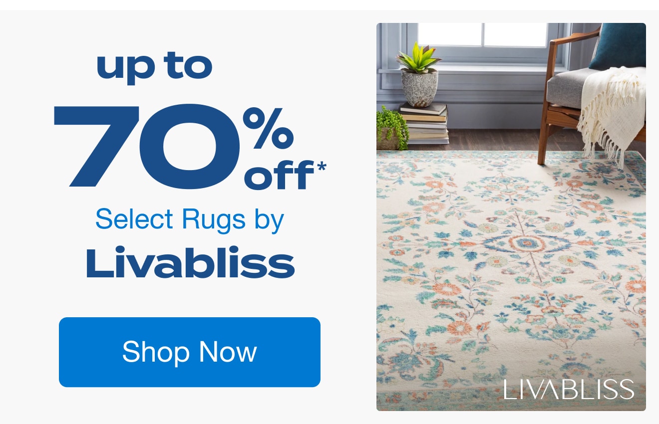 Up to 70% off Select Rugs by Livabliss*