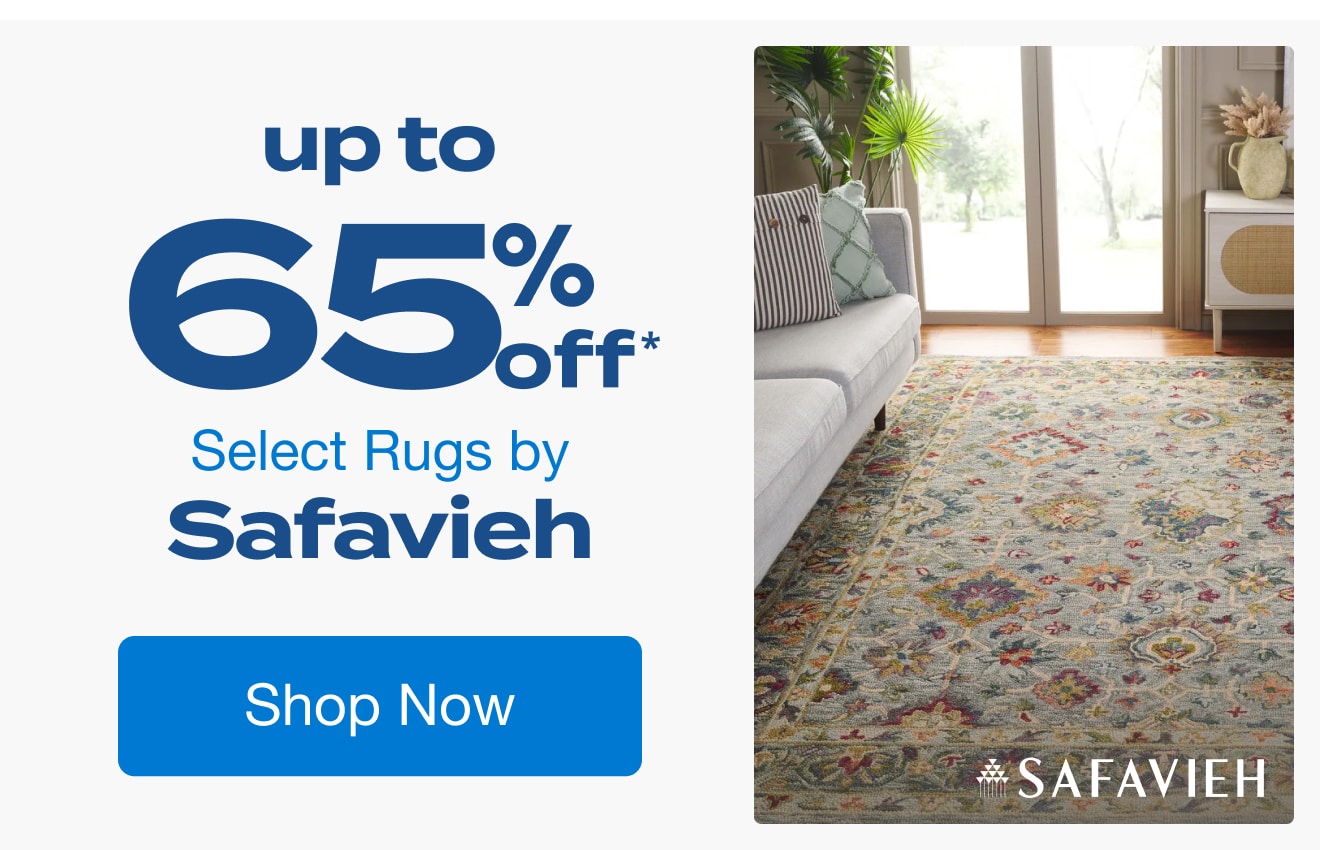 Up to 65% off Select Rugs by Safavieh*