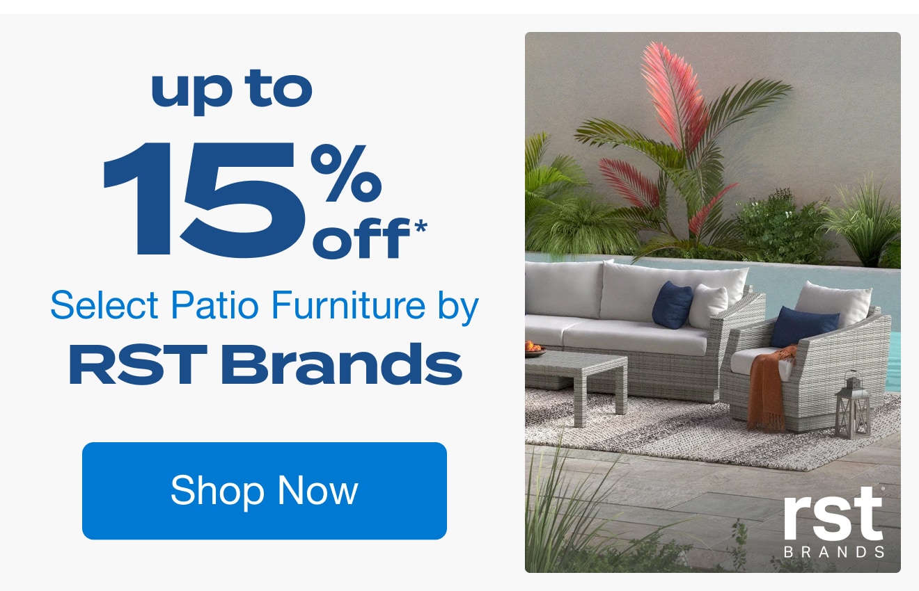 Up to 15% Off Select Patio Furniture by RST Brands*