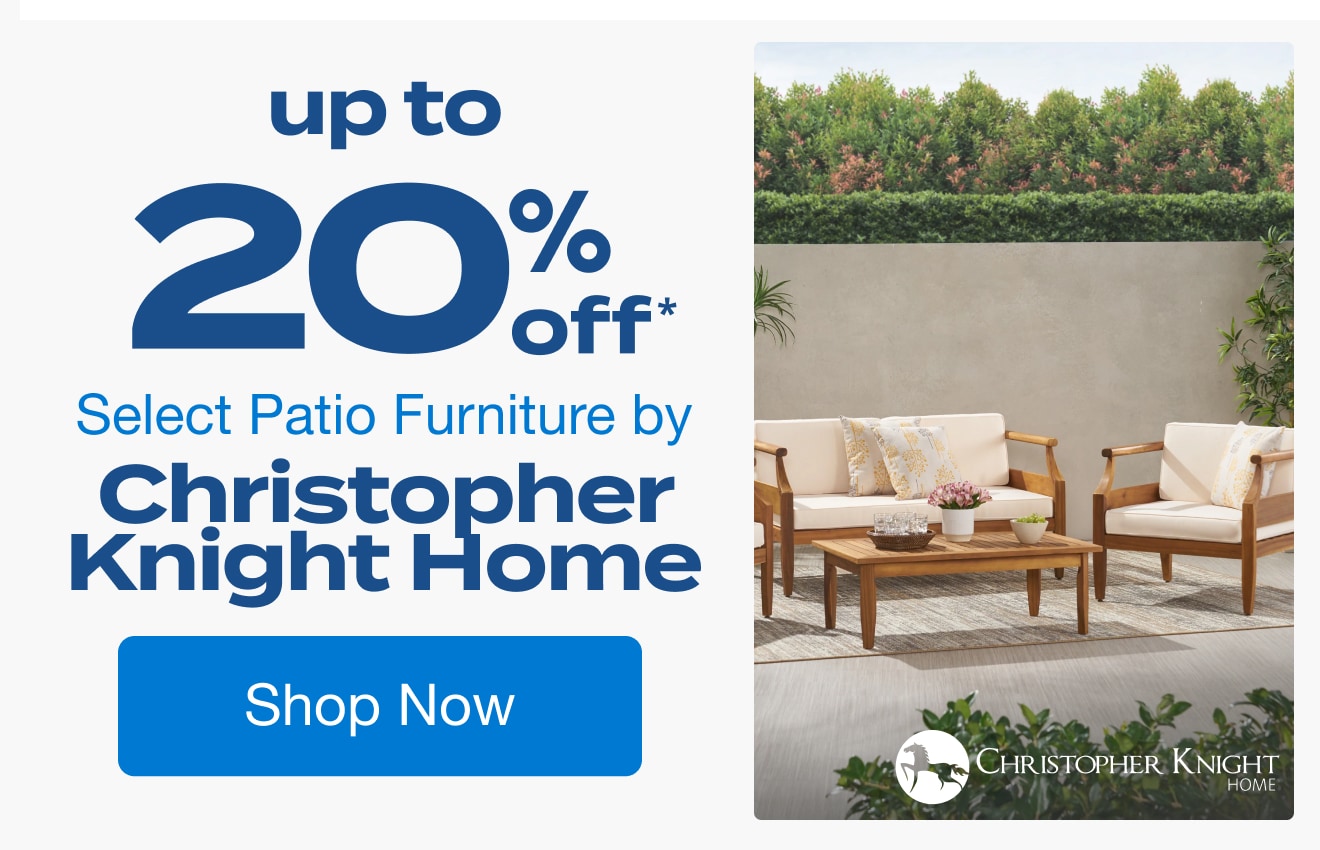 Up to 20% Off Select Patio Furniture by Christopher Knight Home*