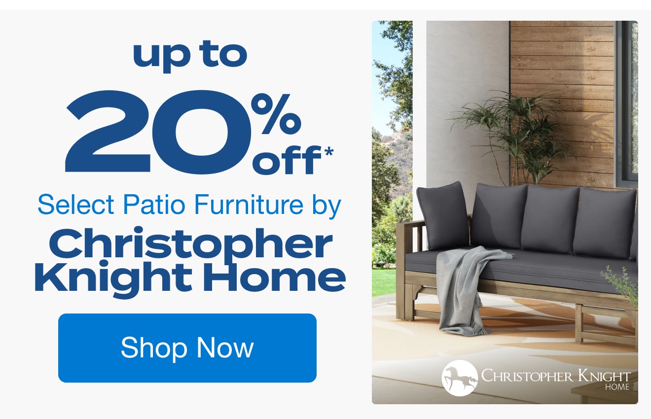 Up to 20% Off Select Patio Furniture by Christopher Knight Home*