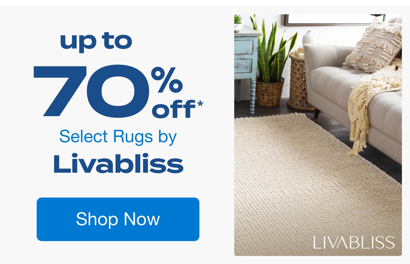 Up to 70% Off Select Rugs by Livabliss*