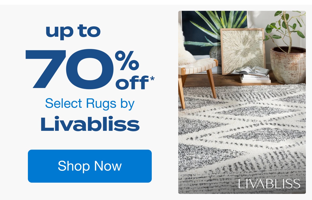 Up to 70% Off Select Rugs by Livabliss*