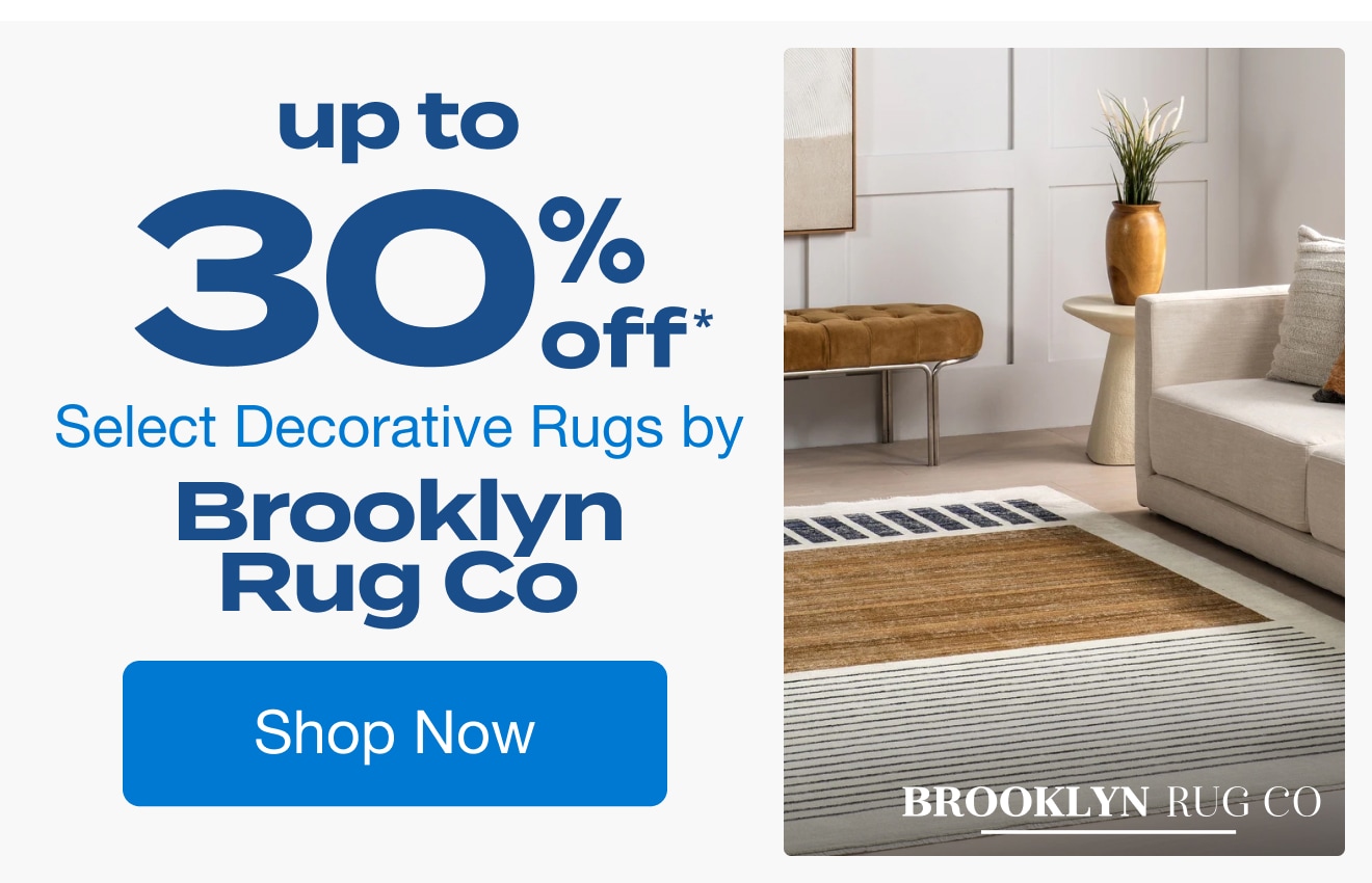 Up to 30% Off Select Decorative Rugs by Brooklyn Rug Co*