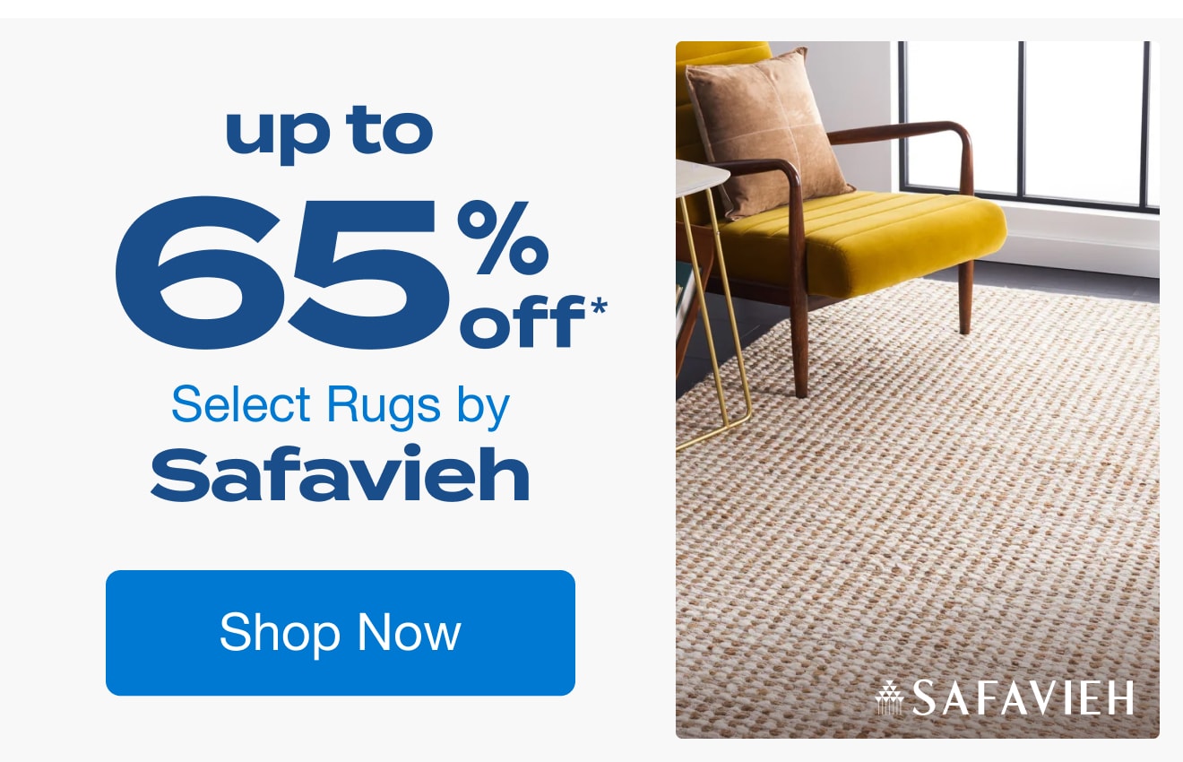 Up to 65% Off Select Rugs by Safavieh*