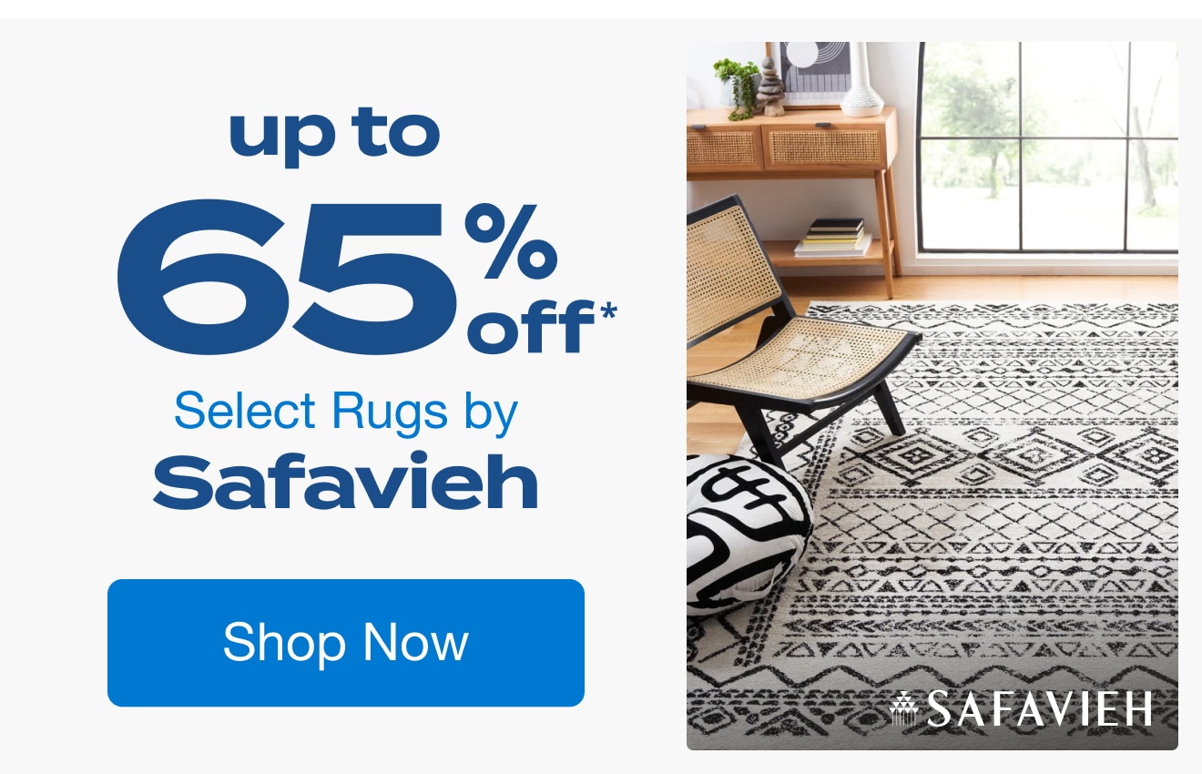 Up to 65% Off Select Rugs by Safavieh*