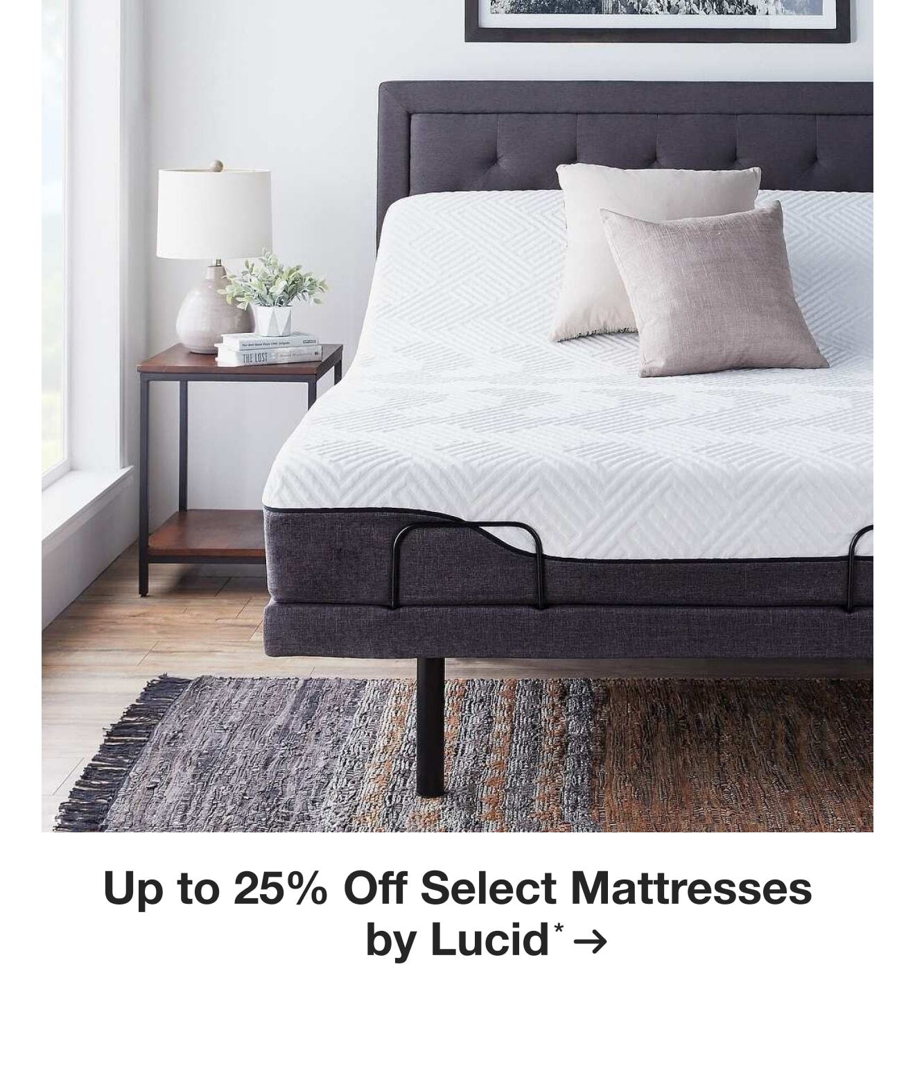 Up to 25% Off Select Mattresses by Lucid*