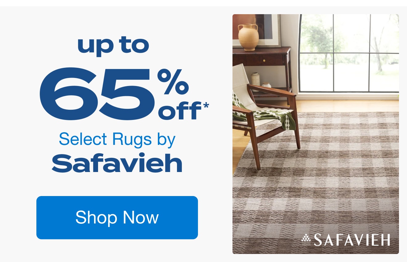 Up to 65% Off Select Rugs by Safavieh*