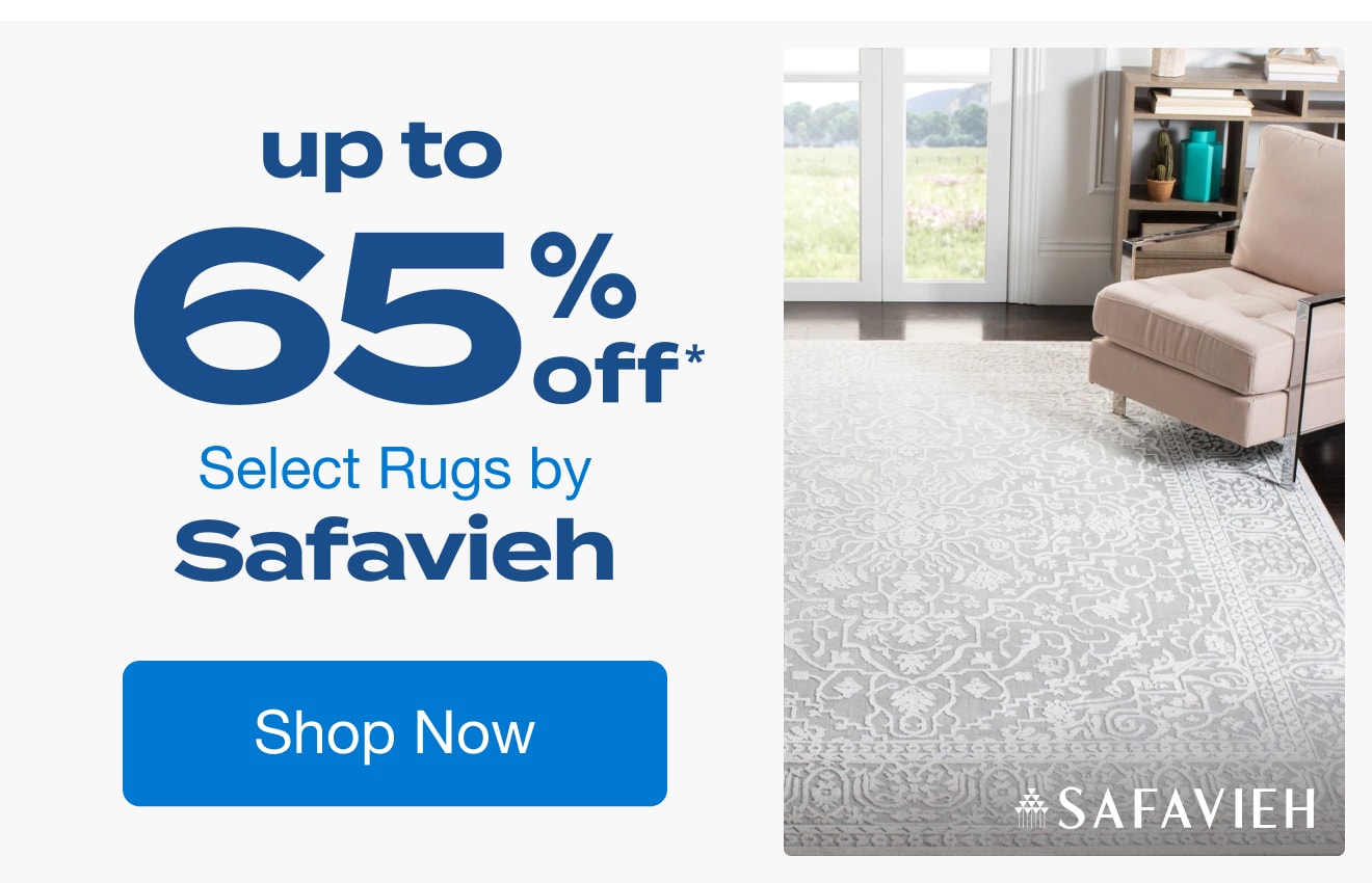 Up to 65% Off Select Rugs by Safavieh*