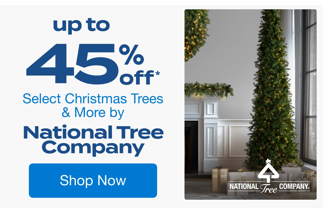 Up to 45% Off Select Christmas Trees & More by National Tree Company*