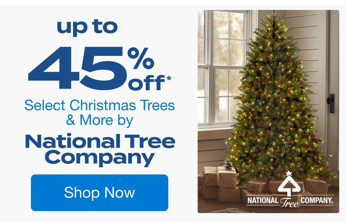 Up to 45% Off Select Christmas Trees & More by National Tree Company*