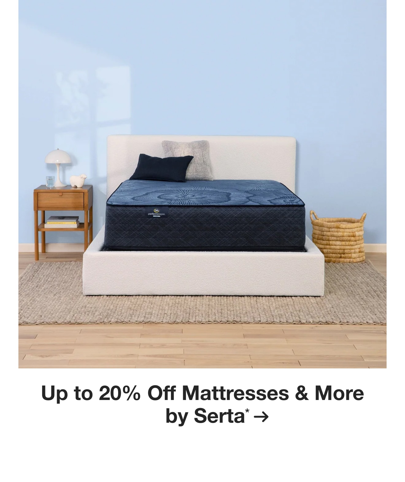 Up to 20% Off Select Mattresses by Serta*