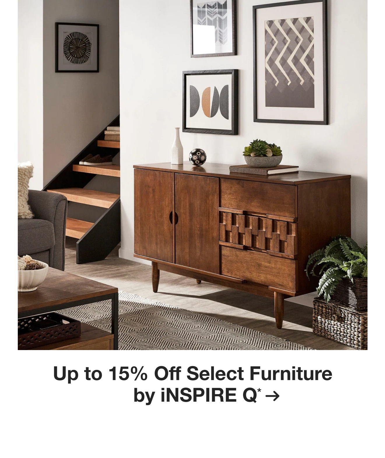 Up to 15% Off Select Furniture by iNSPIRE Q*