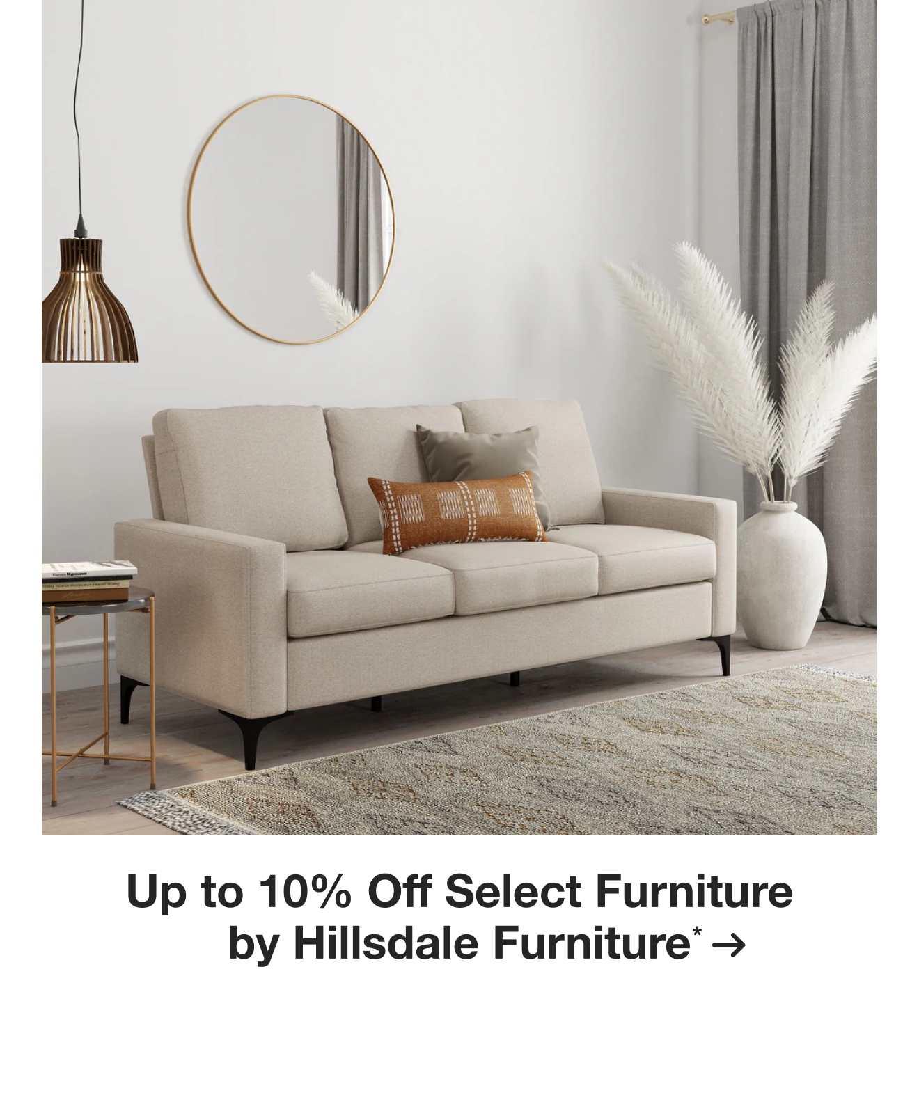 Up to 10% Off Select Furniture by Hillsdale Furniture*