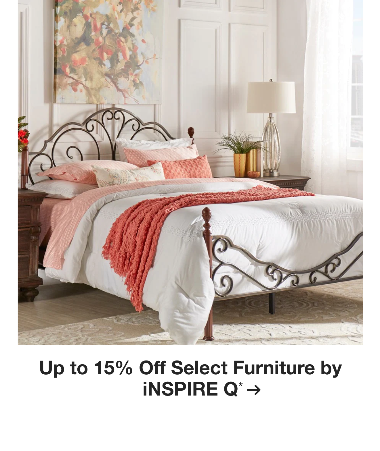 Up to 15% Off Select Furniture by iNSPIRE Q*