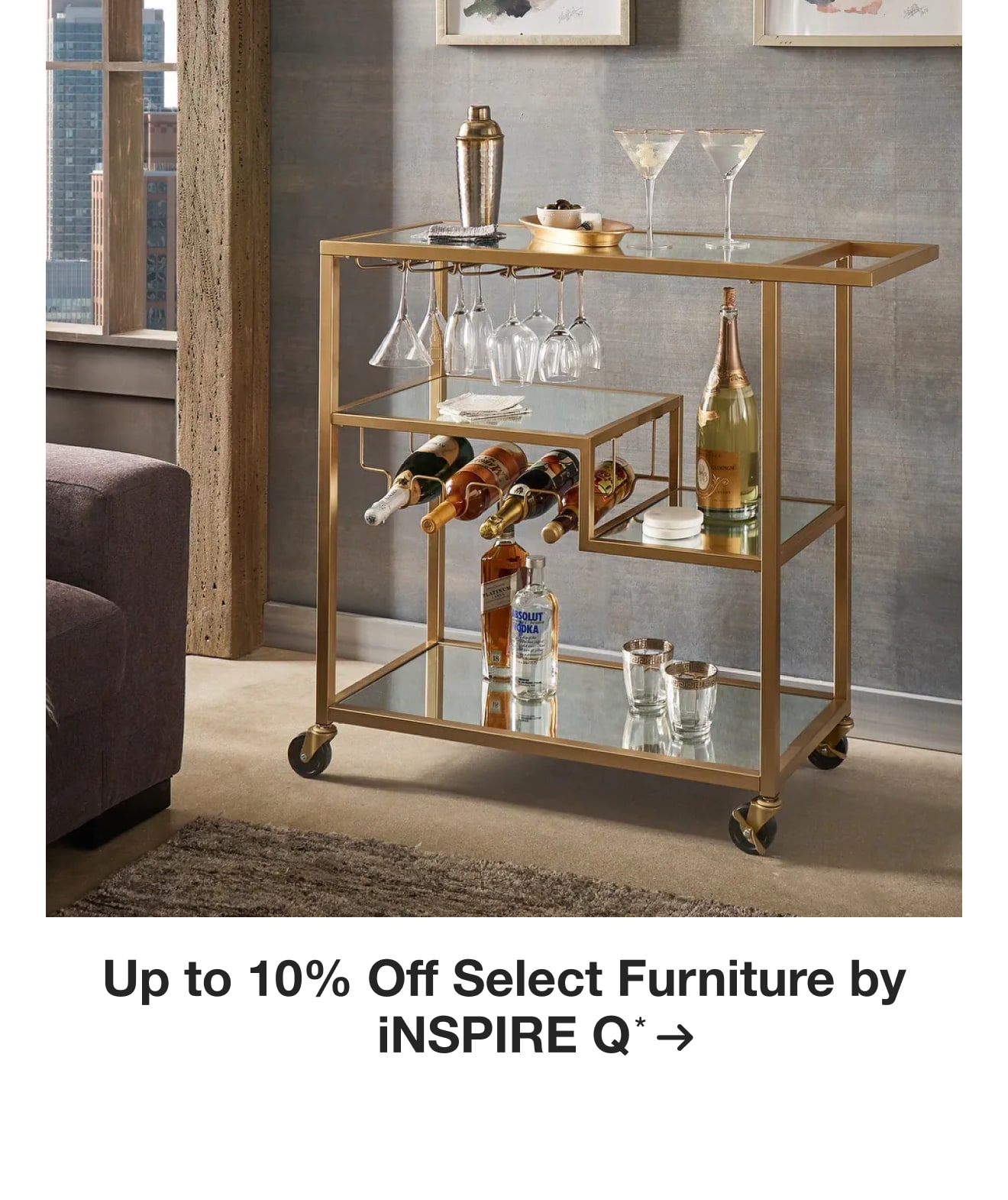 Up to 10% Off Select Furniture by iNSPIRE Q*