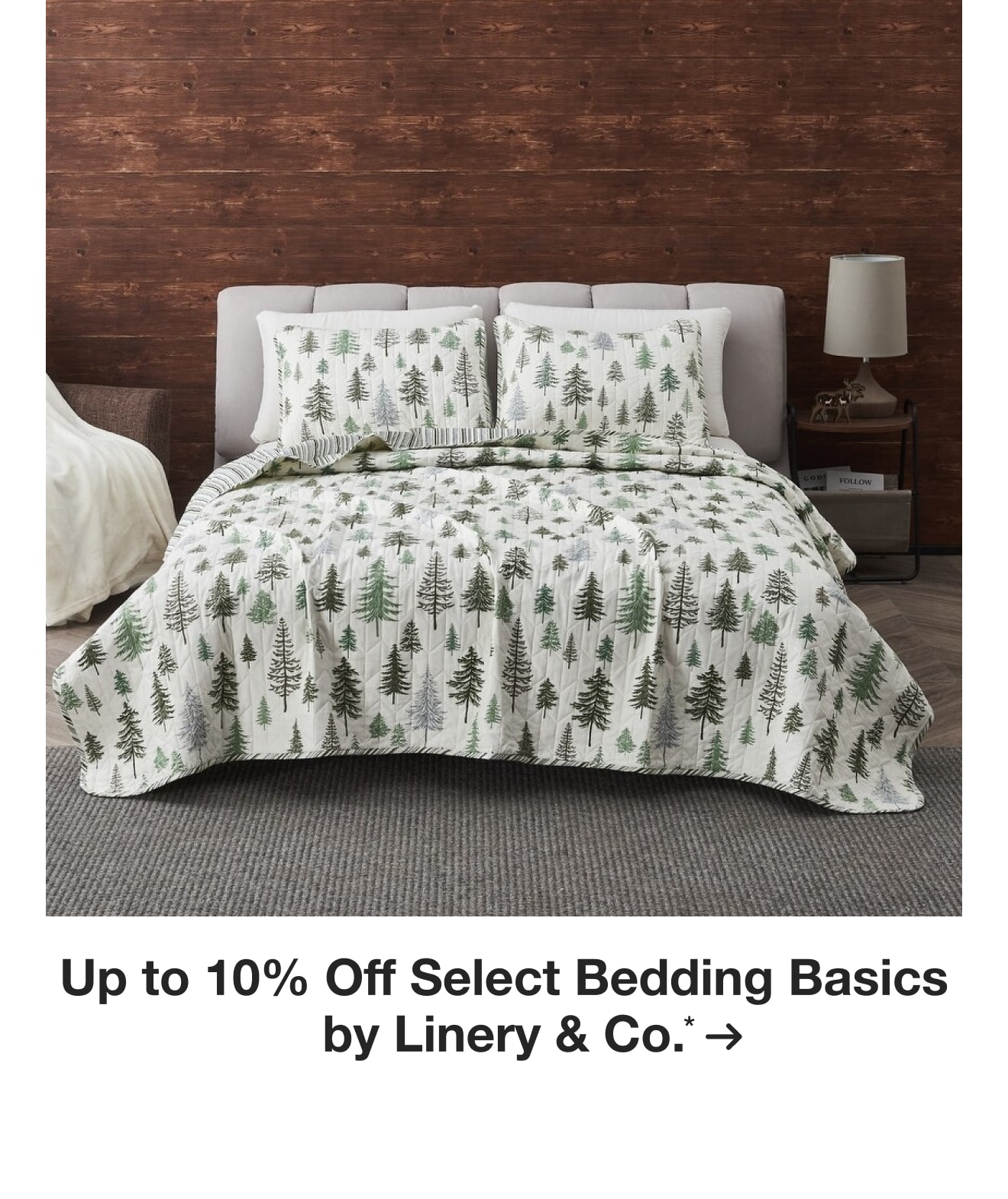 Up to 10% Off Select Bedding Basics by Linery & Co.*