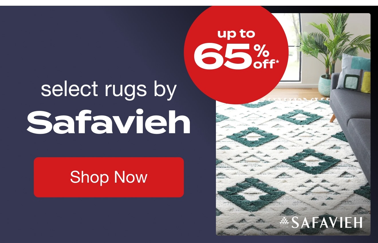 UP TO 15% OFF Select Rugs by Safavieh*