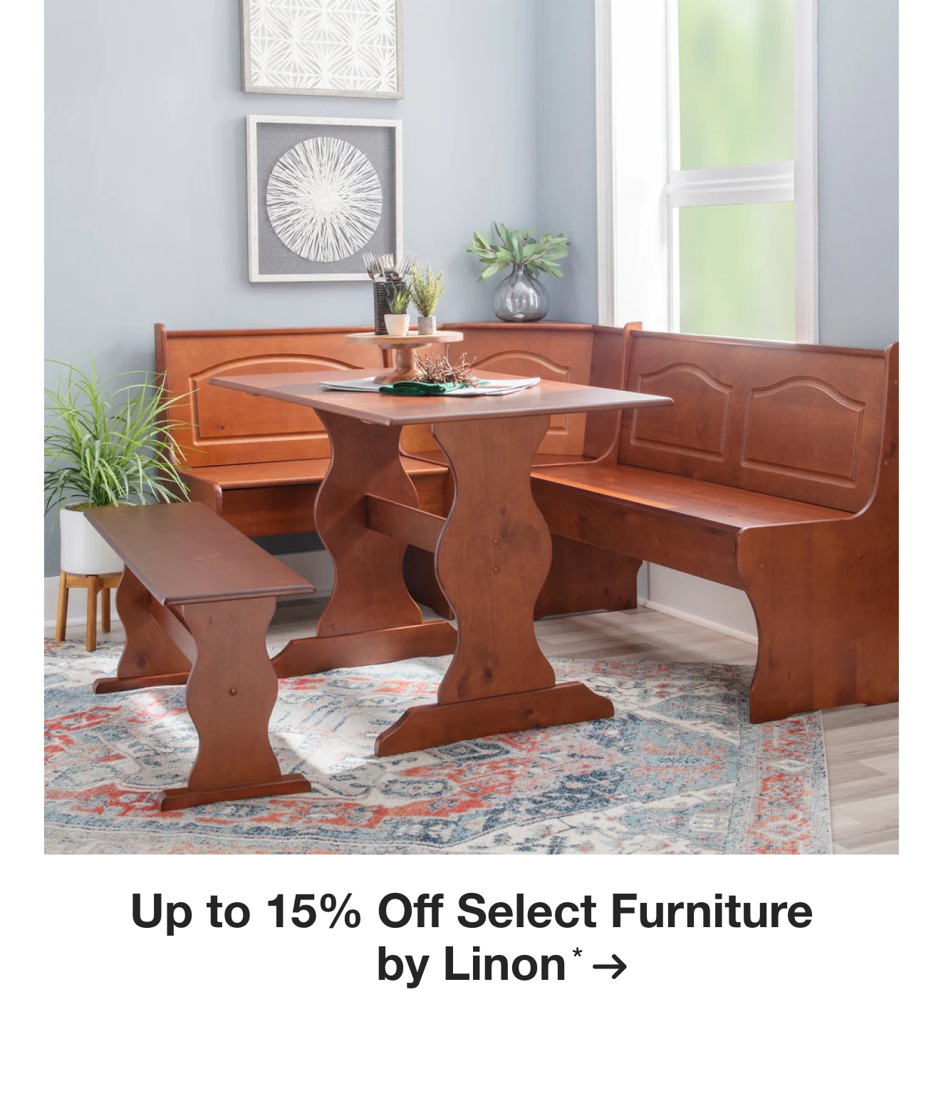 Up to 15% Off Select Furniture by Linon*