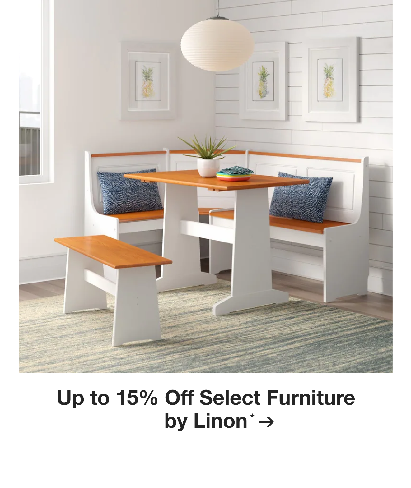 Up to 15% Off Select Furniture by Linon*