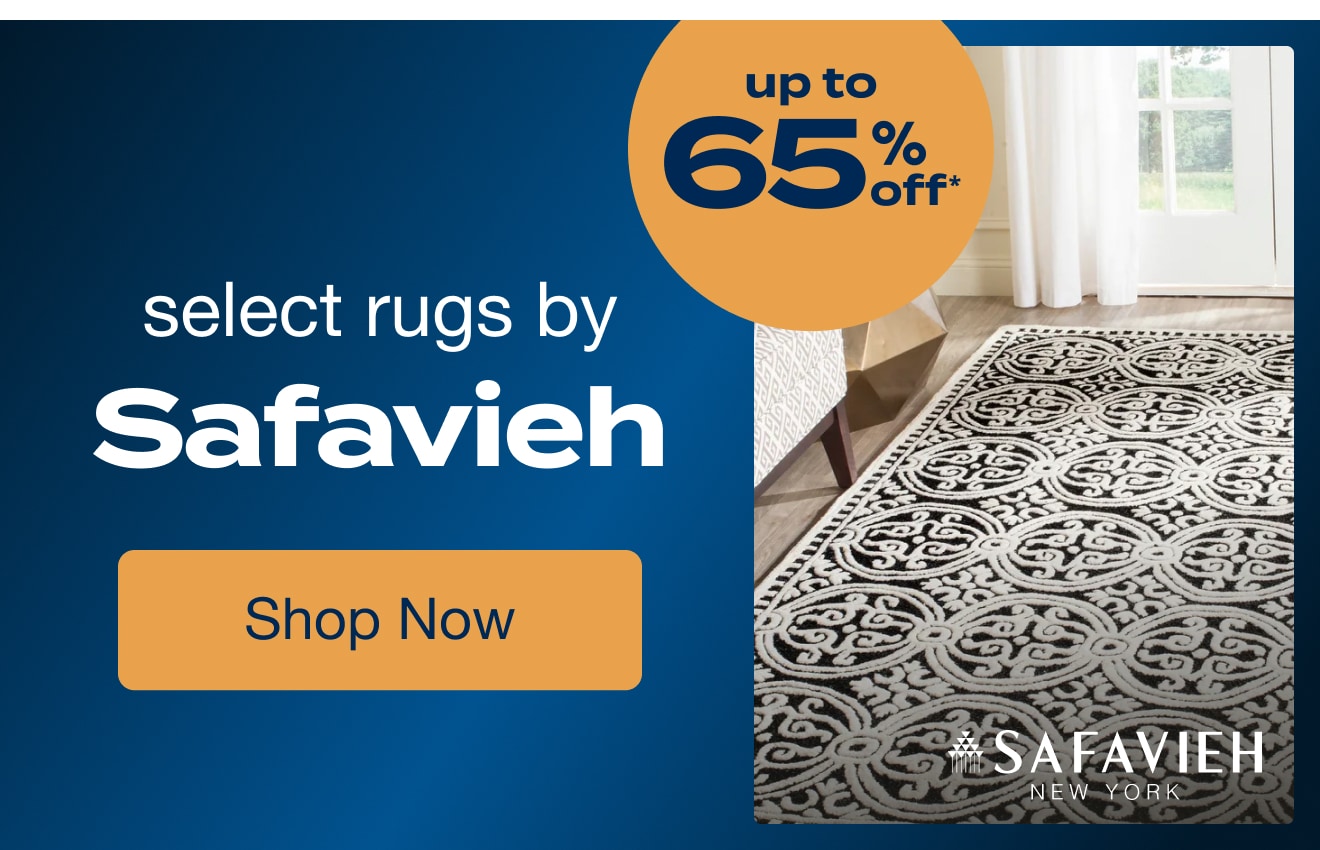 UP TO 65% OFF Select Rugs by Safavieh*