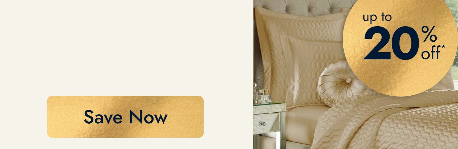 Save on select bedding by J. Queen New York. up to 20% off*. Save Now.