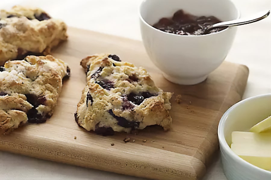 Blueberry-Lemon Scones Recipe