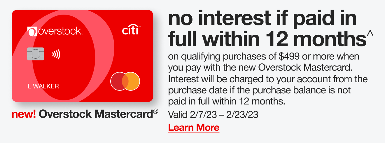 Overstock Master Card