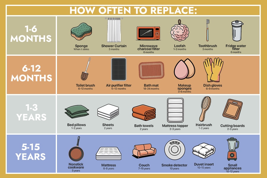 How Often to Replace - Infographic