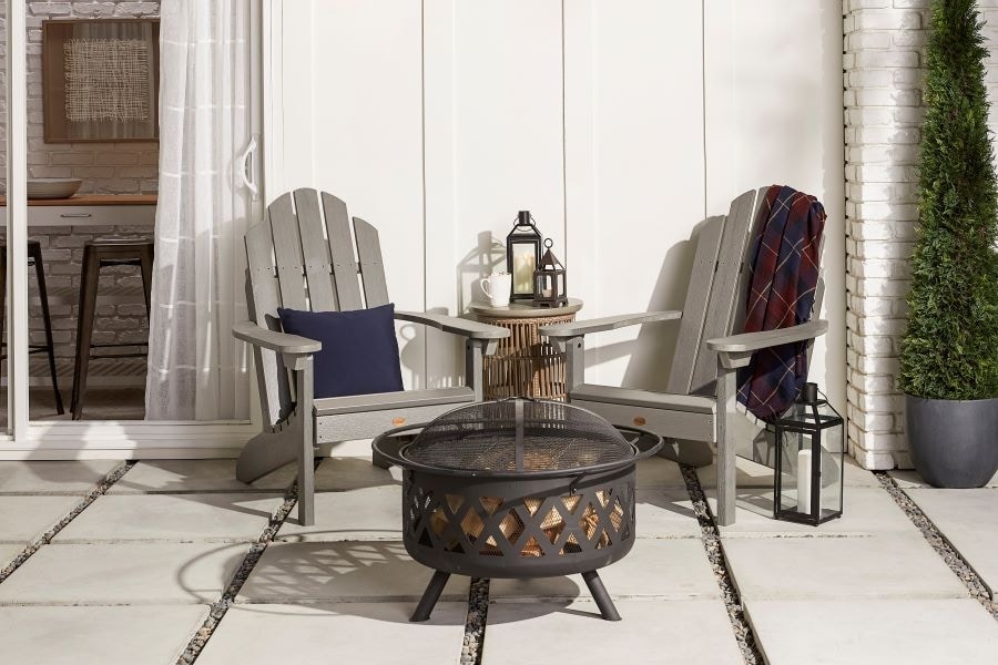 Fire Pit with Outdoor Furniture