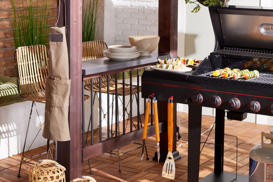 Food on a Grill