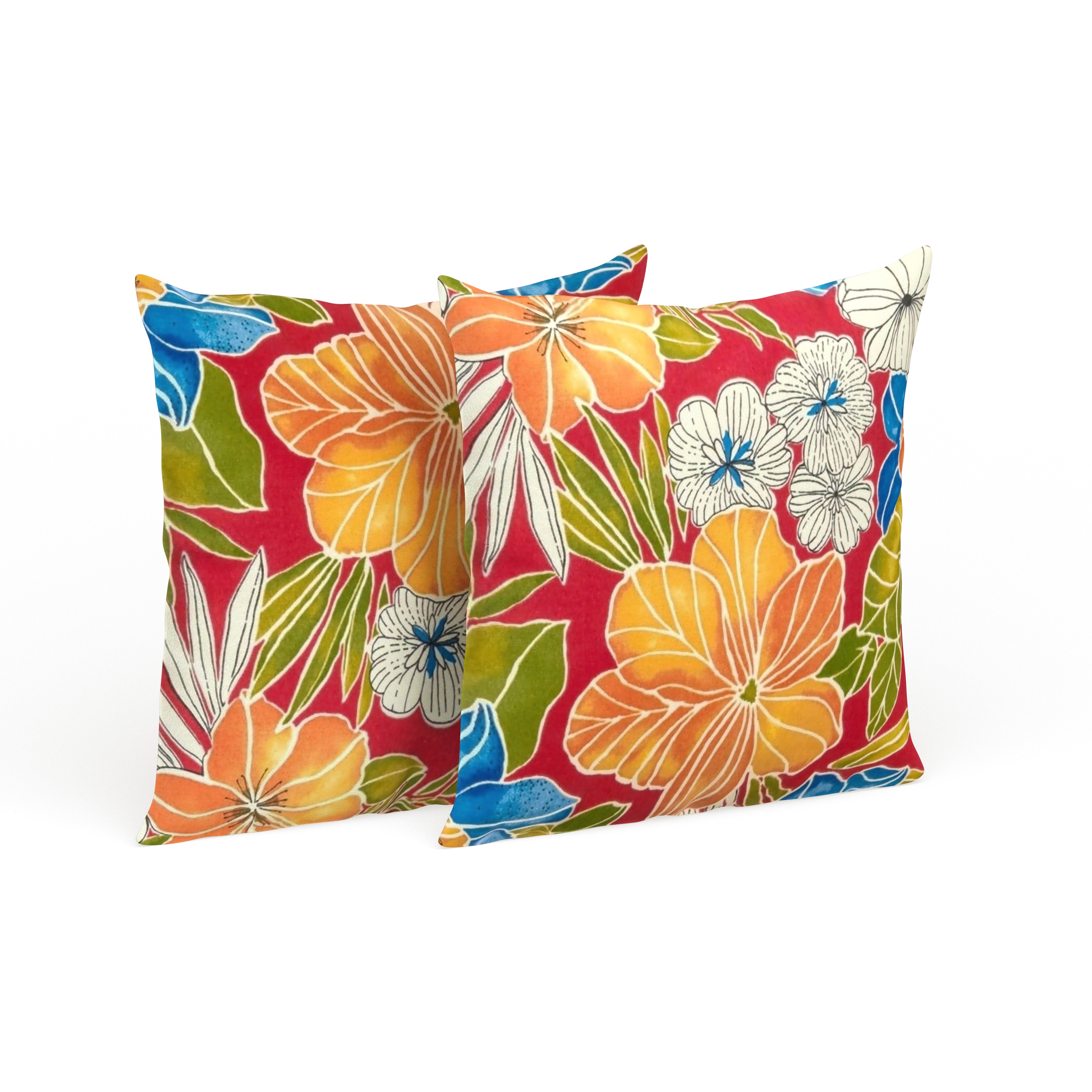 San Elijo Tropical Outdoor Pillow (Set of 2) by Havenside Home 17w x