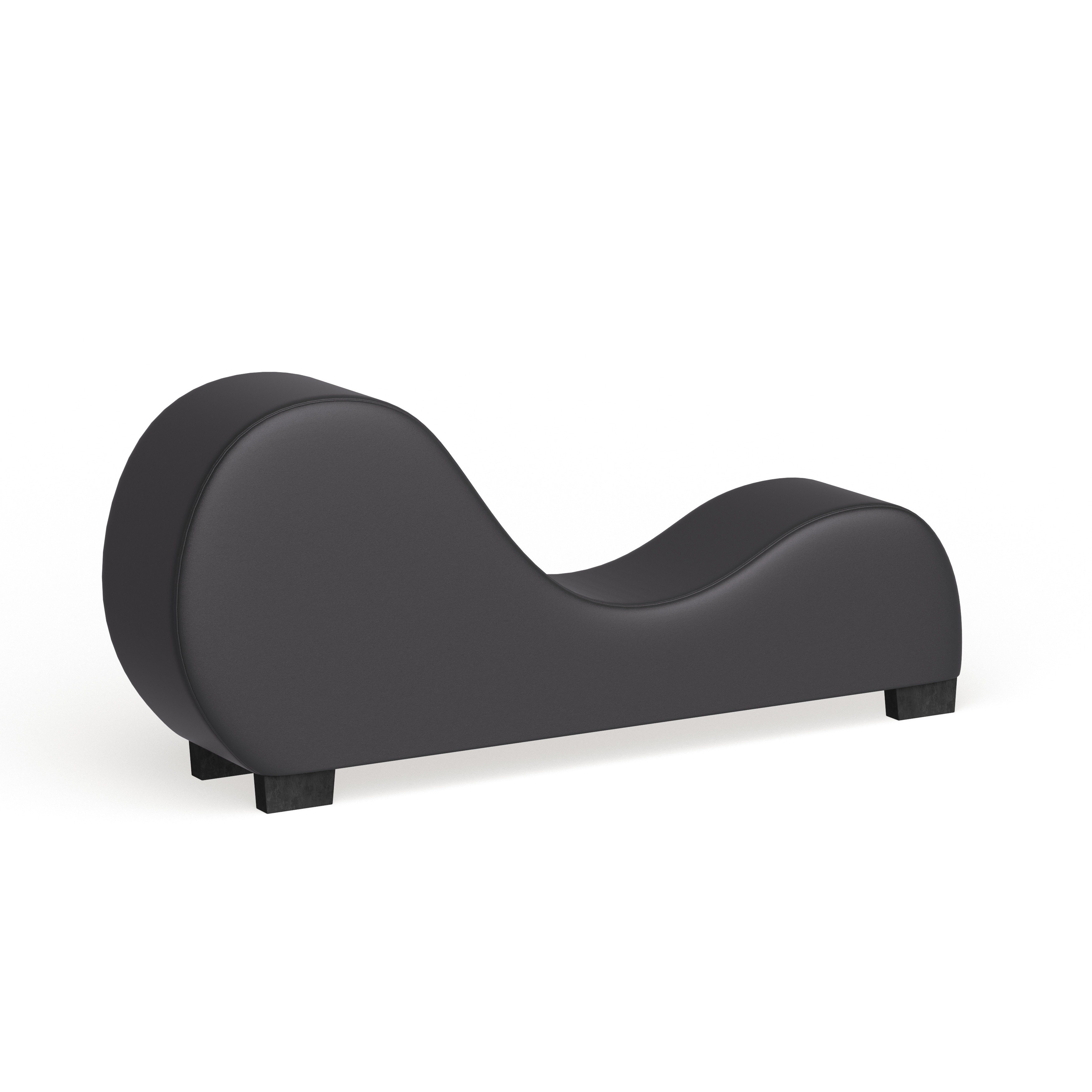 Oliver & James Soulages Faux Leather Yoga Chair Stretch Chaise - Bed ...