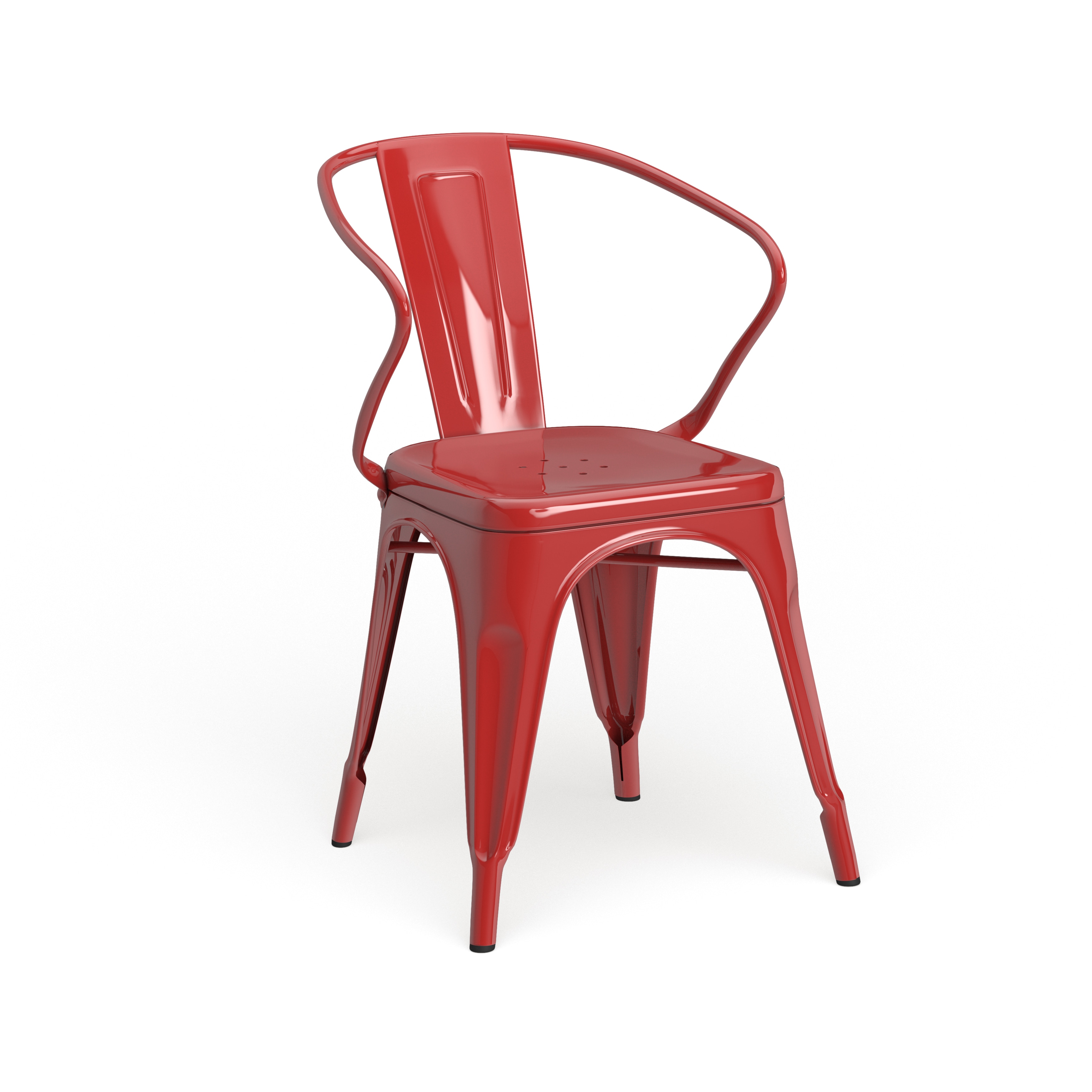 Metal IndoorOutdoor Chair with Arms Bed Bath & Beyond 20340127