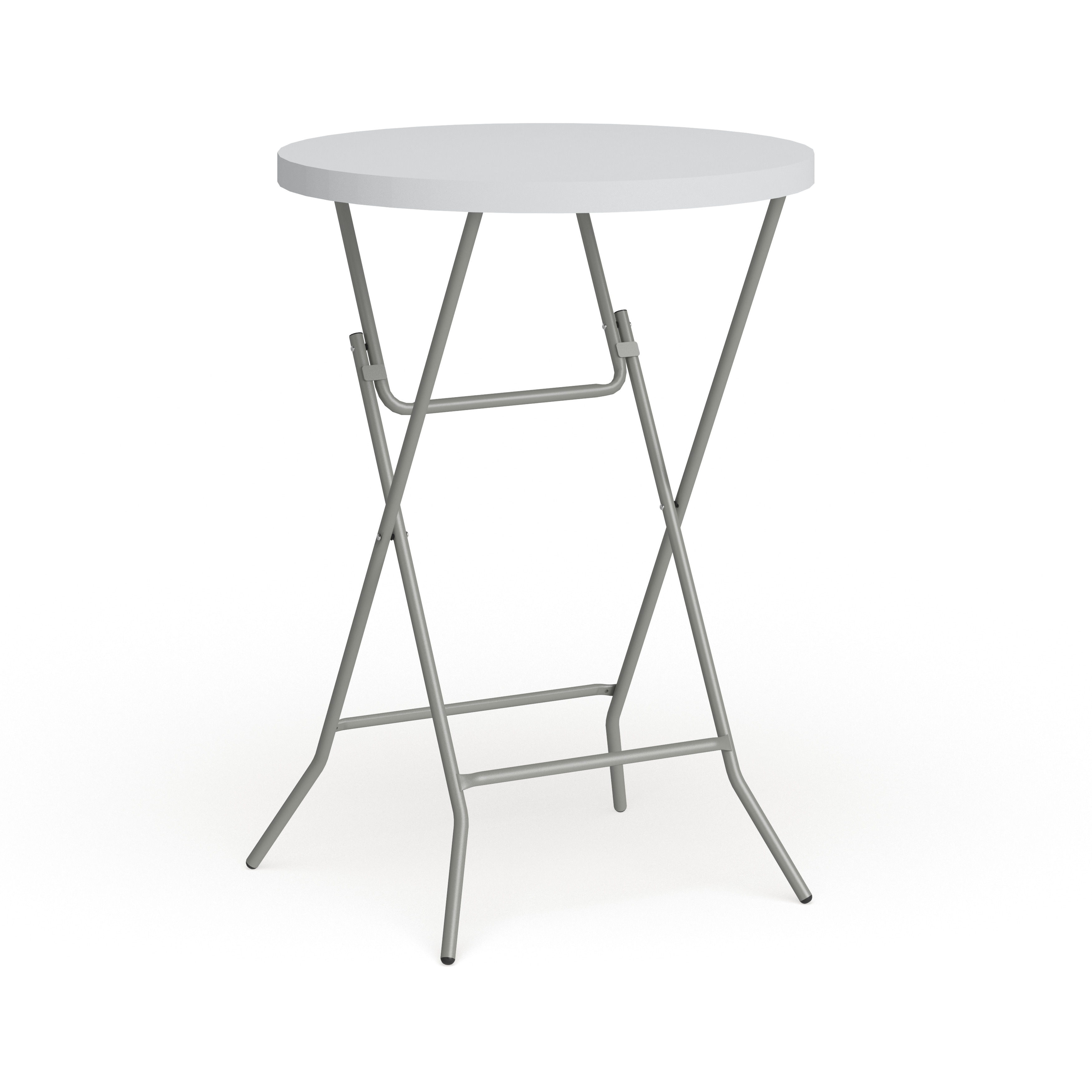 2.63-Foot Round Plastic Bar Height Folding Event Table - Bed Bath ...